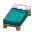 Cyan Bed