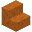 Smooth Red Sandstone Stairs