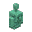 Waxed Oxidized Copper Golem Statue